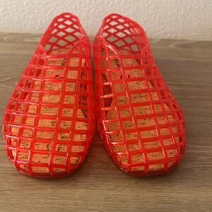 MIA Red Mesh Women's Flats